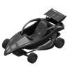 2024 MMVM Engineering HQ MMVM (Black) Go Kart